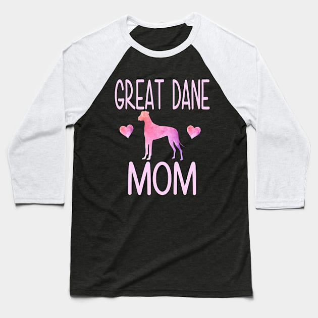 Great dane Mom | Perfect Gift Baseball T-Shirt by CathyStore